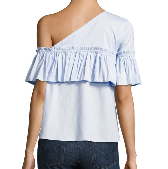 One-Shoulder Ruffle Top - Picture 2 of 7